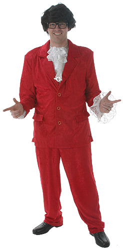 Adult 60's Swinger Red Costume