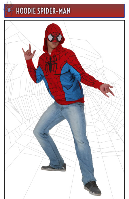Spider-Man Costume Hoodie Spider-Man Costume Hoodie