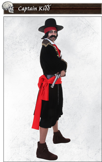 Captain Kidd Pirate Costume Captain Kidd Pirate Costume