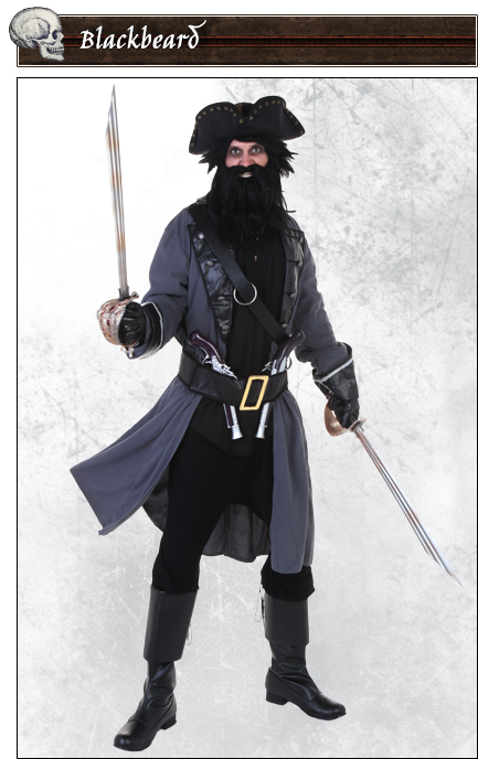 Blackbeard Pirate Costume Blackbeard Pirate Costume