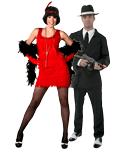 Flapper and Gangster Costumes