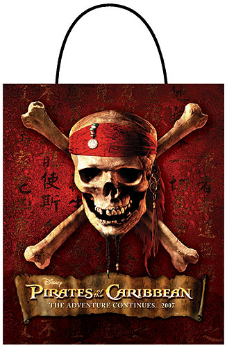 Pirates of the Caribbean Trick or Treat Bag