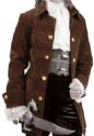 Child Brown Pirate Jacket