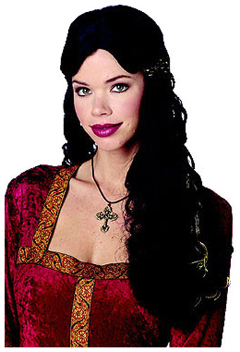 Black Renaissance Wig