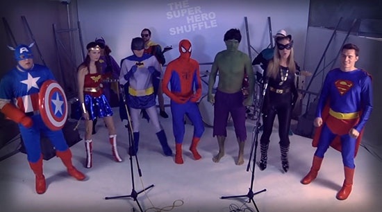 The Superhero Shuffle