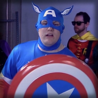Superhero Shuffle Captain America