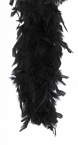 Discount Feather Boas-Black