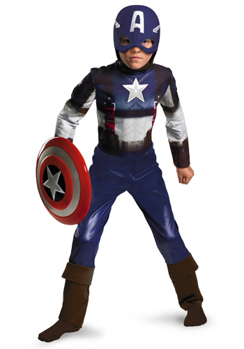 Child Classic Captain America Costume Captain America Movie Costume