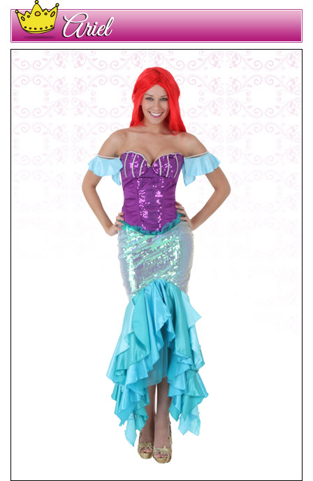 Womens Ariel Costume Womens Ariel Costume