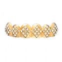 Gold Grill with Rhinestones