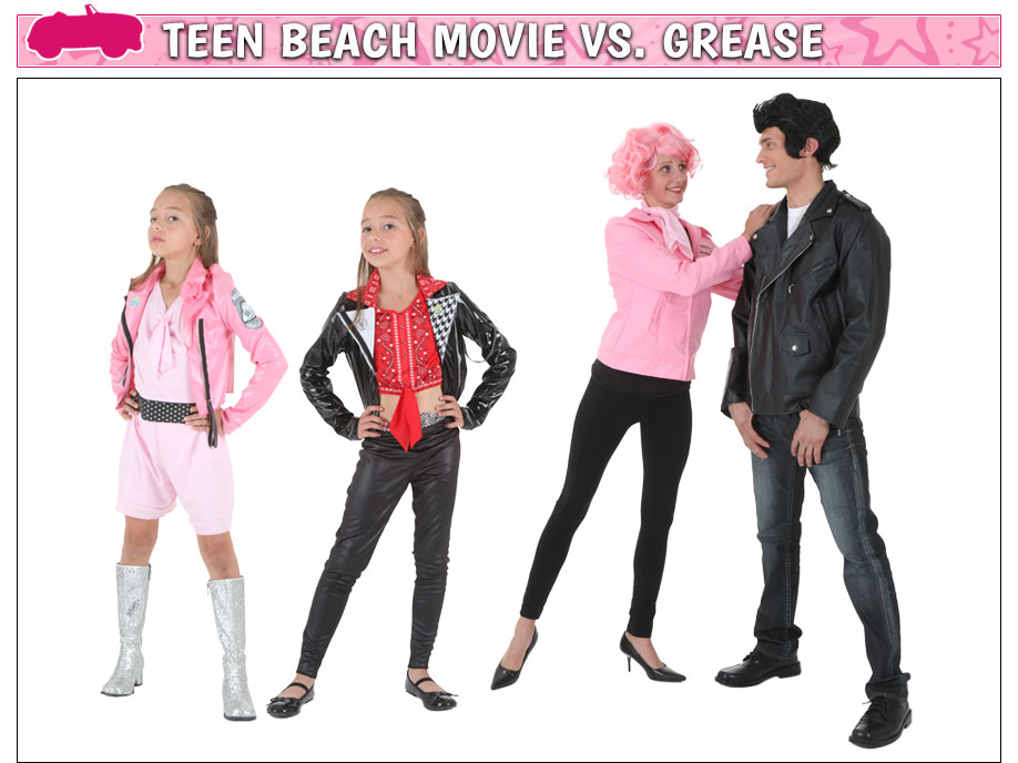 Teen Beach Movie vs Grease Group Costume Teen Beach Movie vs Grease Group Costume