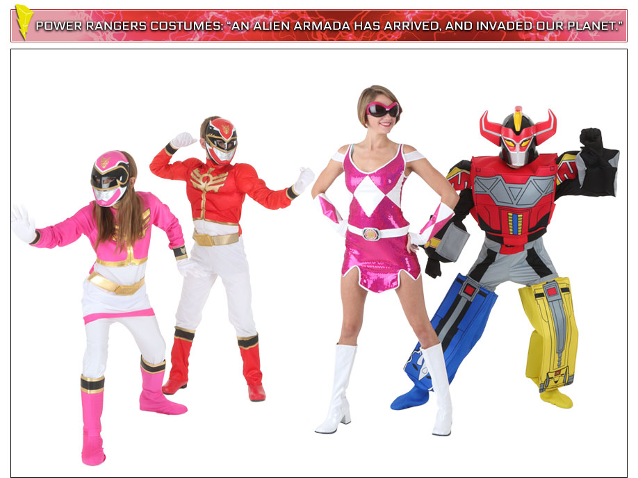 Power Rangers Group Costume Power Rangers Group Costume