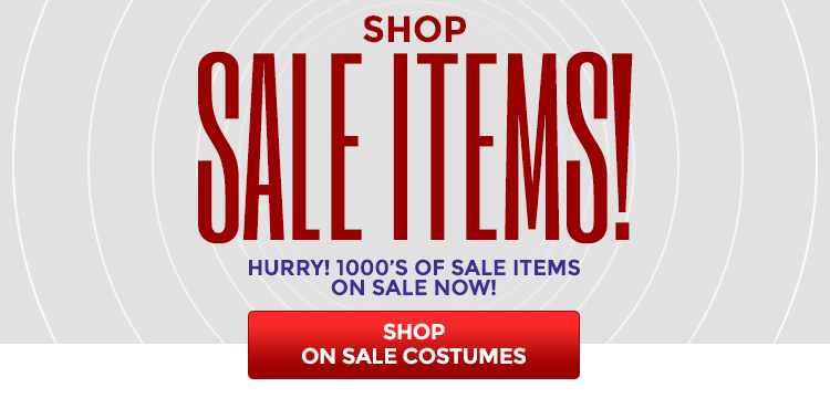 Up to 90% off Halloween costumes and accessories. 