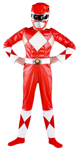 Kids Deluxe Red Power Ranger Costume