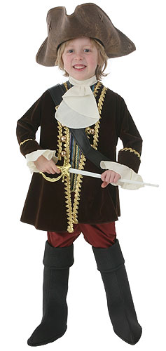 Kid's Captain Jack Pirate Costume