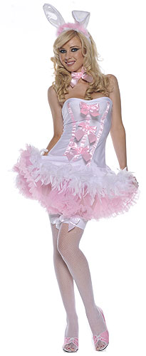 Pink Sexy Bunny Costume   Adult Sexy Bunny Halloween Costumes