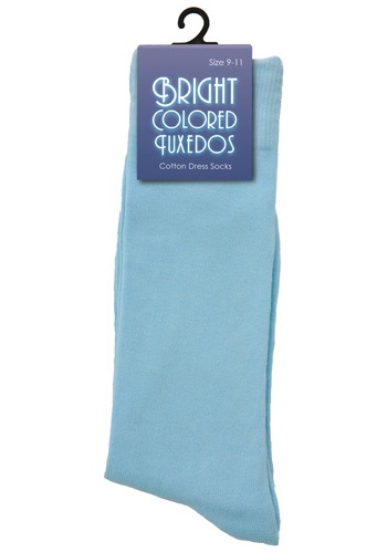 Baby Blue Dress Socks -image