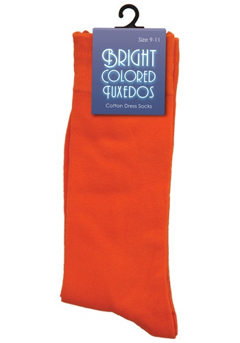 unknown Orange Dress Socks