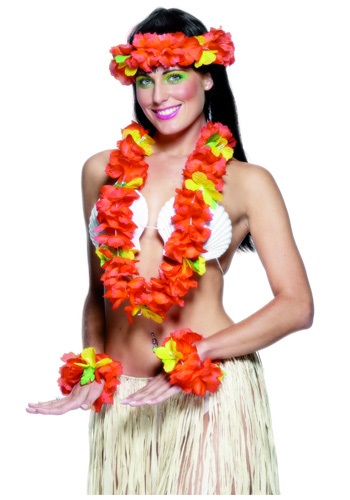 Hawaiian Accessory Kit By: Smiffys for the 2022 Costume season.