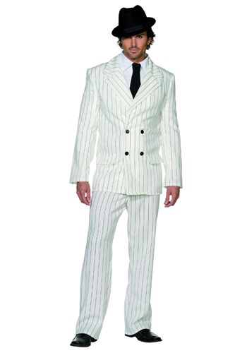 unknown Mens White Gangster Costume