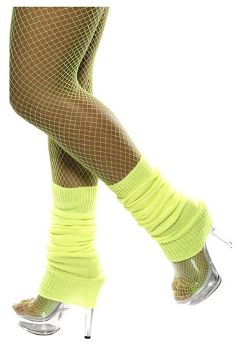 Neon Yellow Leg Warmers -image