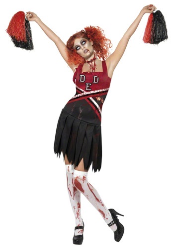 Zombie Cheerleader Costume -image