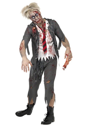 Zombie School Boy Costume -image