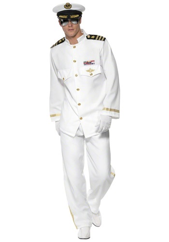 Mens Deluxe Captain Costume -image
