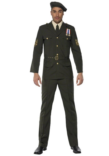Mens Wartime Officer Costume By: Smiffys for the 2022 Costume season.