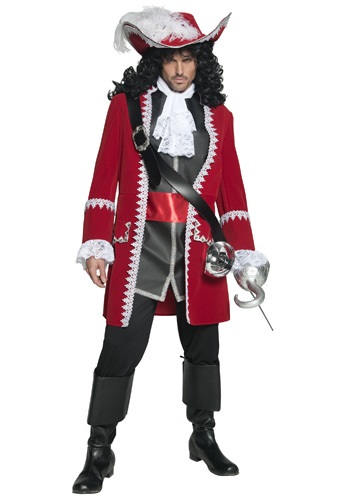 Mens Regal Pirate Captain Costume -image