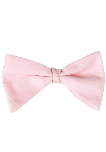 unknown Pink Tuxedo Bow Tie