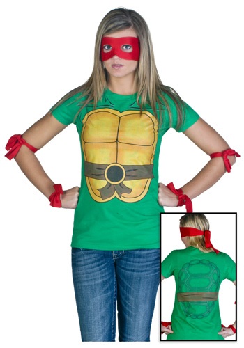 Womens Ninja Turtle T-Shirt By: Fun T Shirts for the 2022 Costume season.