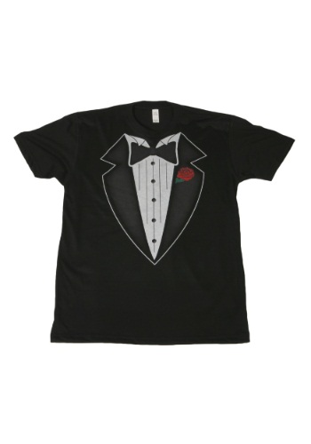 Rose Tuxedo Costume T-Shirt -image
