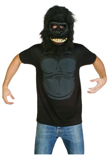 Mens Gorilla Costume T-Shirt By: Fun T Shirts for the 2022 Costume season.