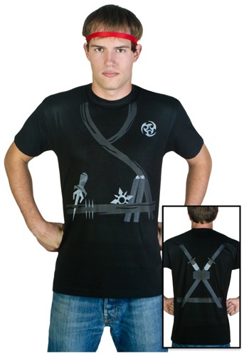 Adult Ninja Costume T-Shirt -image