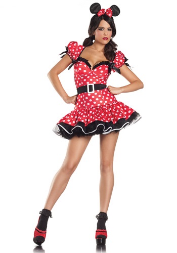Plus Size Flirty Mouse Costume By: Be Wicked for the 2022 Costume season.