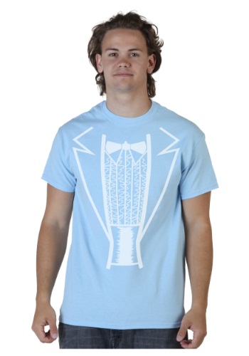 Blue Tuxedo Costume T-Shirt -image