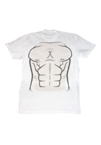 Muscle Chest Illustrated Costume T-Shirt -image