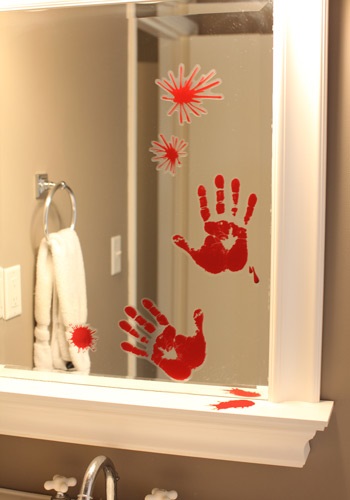 Bloody Handprint By: Beistle for the 2022 Costume season.