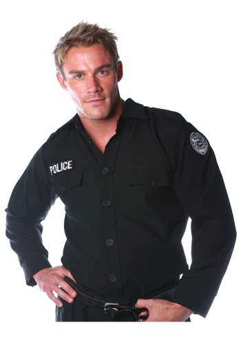 Men's Police Shirt By: Underwraps for the 2022 Costume season.