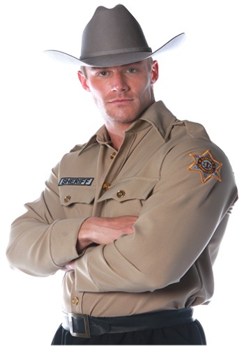 Mens Sheriff Shirt By: Underwraps for the 2022 Costume season.
