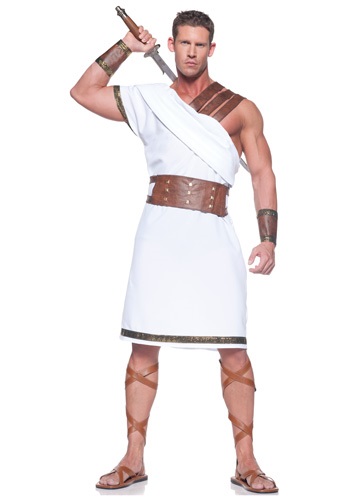 Plus Size Greek Warrior Costume -image