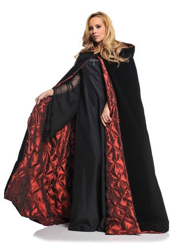 unknown Deluxe Velvet Cape w/ Quilted Red Lining