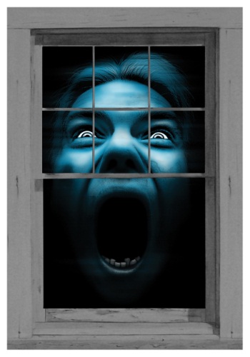Silent Shrieker Window Cling -image