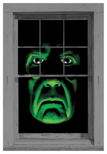 Green Demon Window Cling -image