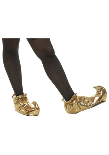 Gold Genie Shoes By: Charades for the 2022 Costume season.