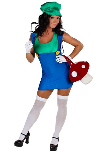 Plus Size Sexy Green Plumber Costume