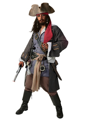 Plus Size Realistic Caribbean Pirate Costume -image