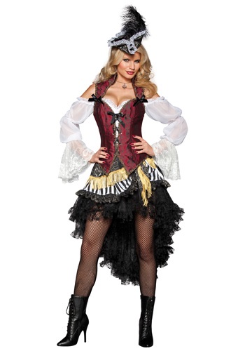 Sexy High Seas Pirate Costume -image