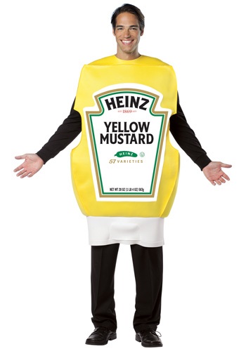Heinz Mustard Squeeze Bottle Costume